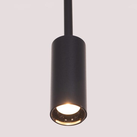 Ring On It (Black) 3 Color LED Chandelier