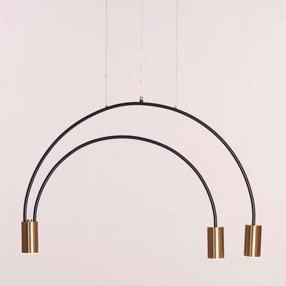New Season (Black, Gold, Built-In LED) Pendant Light