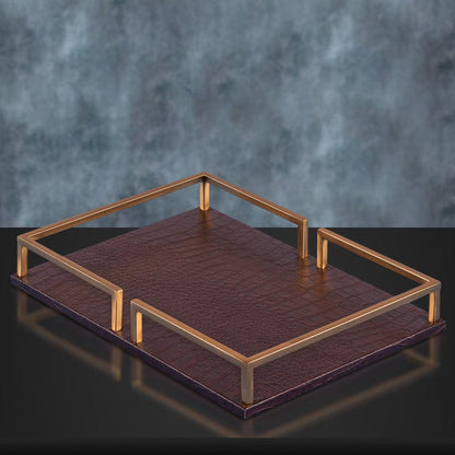 Hand's On Rectangle Tray Decor