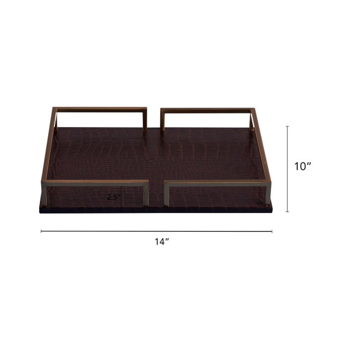 Hand's On Rectangle Tray Decor