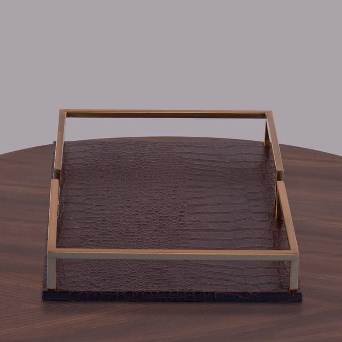 Hand's On Rectangle Tray Decor