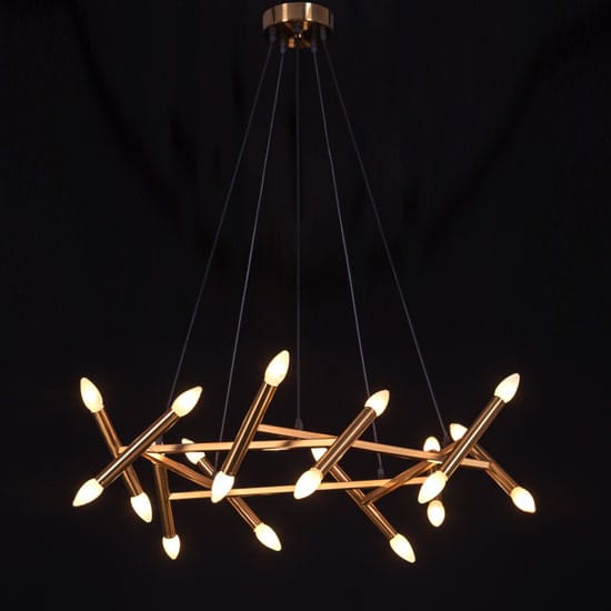 Fairytale Wedding (Medium, Gold) Chandelier