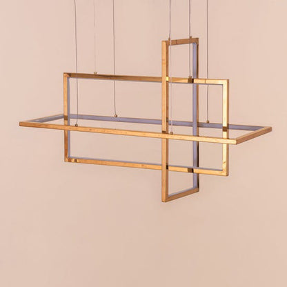Magical Memory (Medium, Gold, Dimmable LED with Remote Control) Chandelier