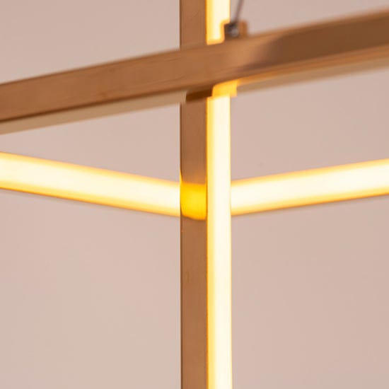 Magical Memory (Medium, Gold, Dimmable LED with Remote Control) Chandelier