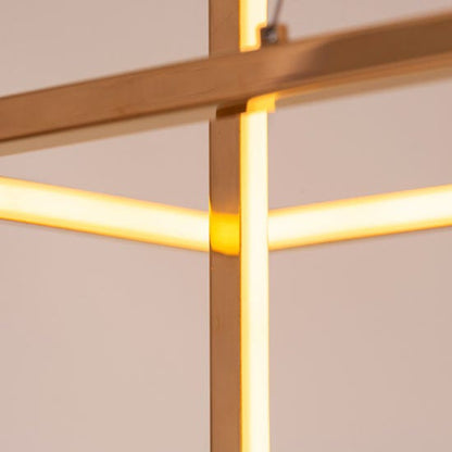 Magical Memory (Medium, Gold, Dimmable LED with Remote Control) Chandelier