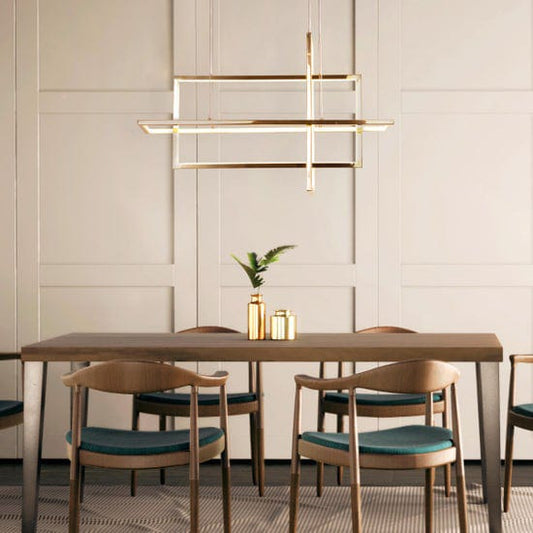 Magical Memory (Medium, Gold, Dimmable LED with Remote Control) Chandelier