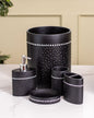 Dotted Bath Accessories Set of 4-Piece