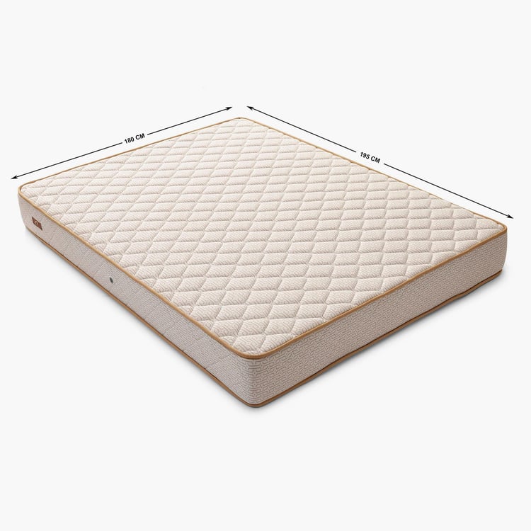 Restomax Pro 8-Inches Bonnel Spring King Mattress, 180x195cm - Beige