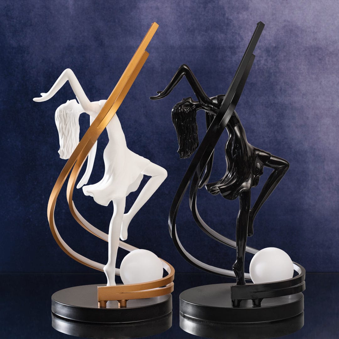 dancing girl decor lamp