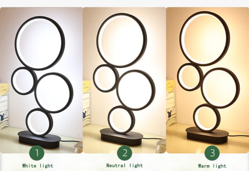 modern round led lamp