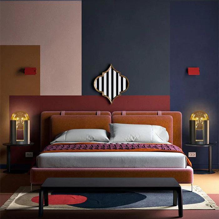 modern glass led table lamp
