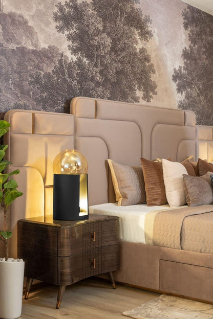 modern glass led table lamp