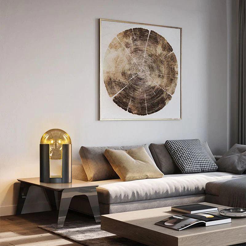 modern glass led table lamp
