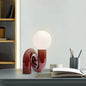 modern art curved table lamp