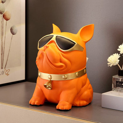 cute dog tissue holder