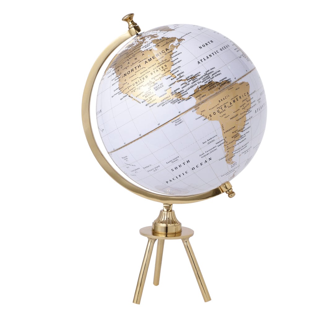 Columbus Tripod Large Gold Globe