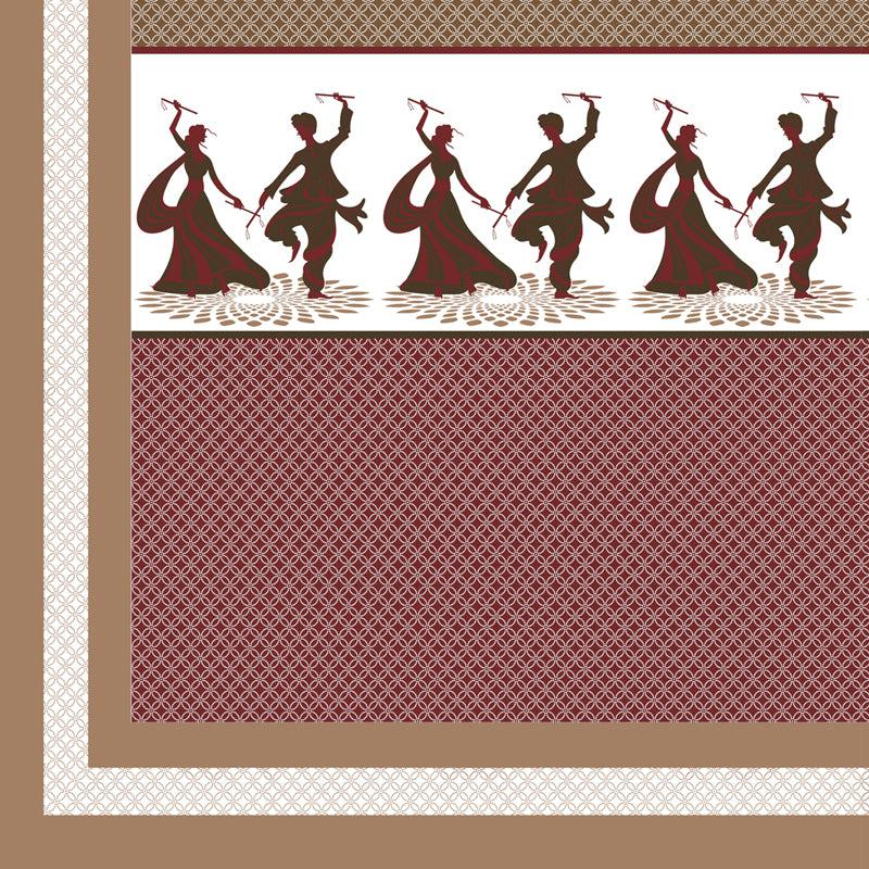 Folk Tribute Bedsheet - Brown