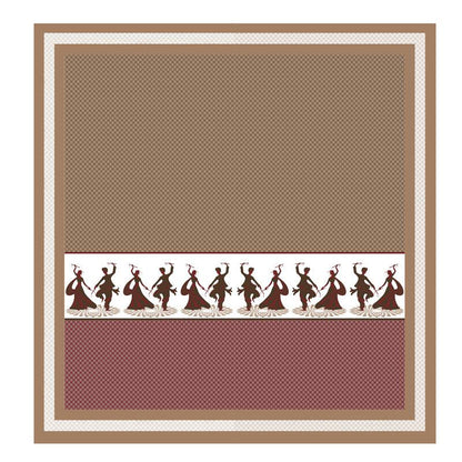 Folk Tribute Bedsheet - Brown