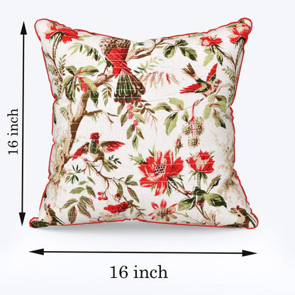 Ramiya Floral Cushion Cover - Set Of Five