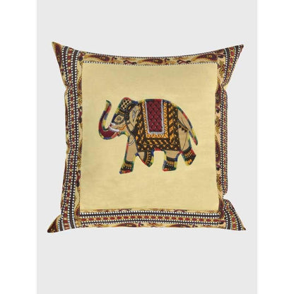 Traditionally Tuskan Cushion Cover (Cream) - Set Of Five