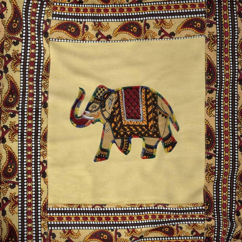 Traditionally Tuskan Cushion Cover (Cream) - Set Of Five