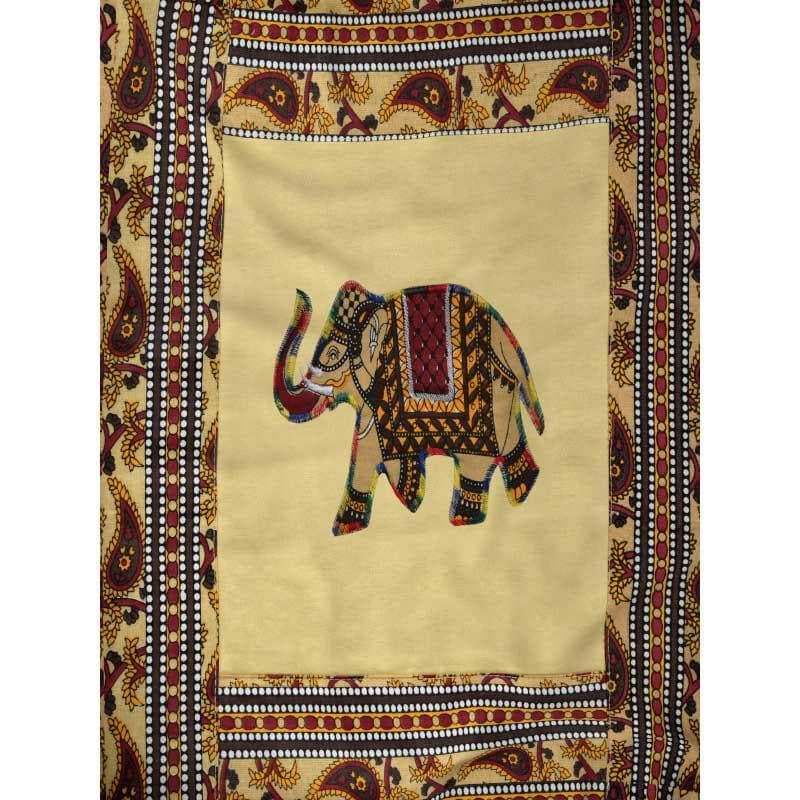 Traditionally Tuskan Cushion Cover (Cream) - Set Of Five