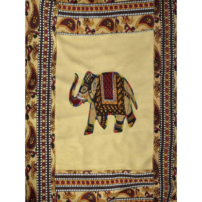 Traditionally Tuskan Cushion Cover (Cream) - Set Of Five
