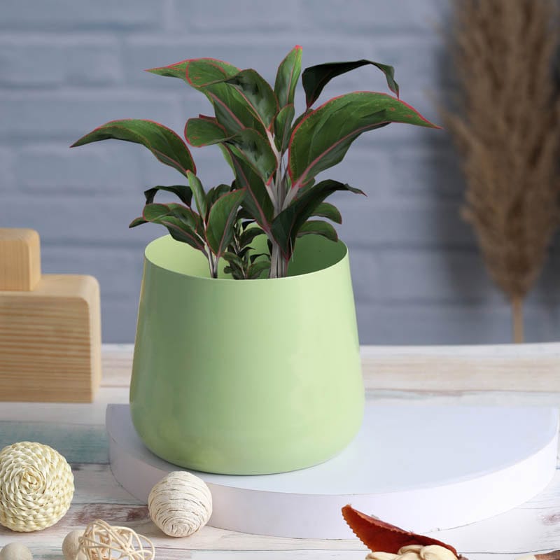 Melva Handcrafted Planter - Green
