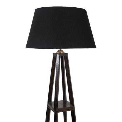 Seasa Wistera Floor Lamp With Shelf - Black