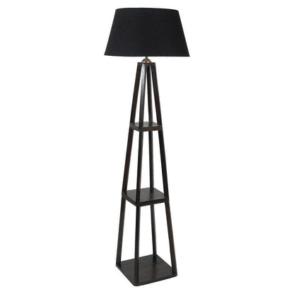 Seasa Wistera Floor Lamp With Shelf - Black