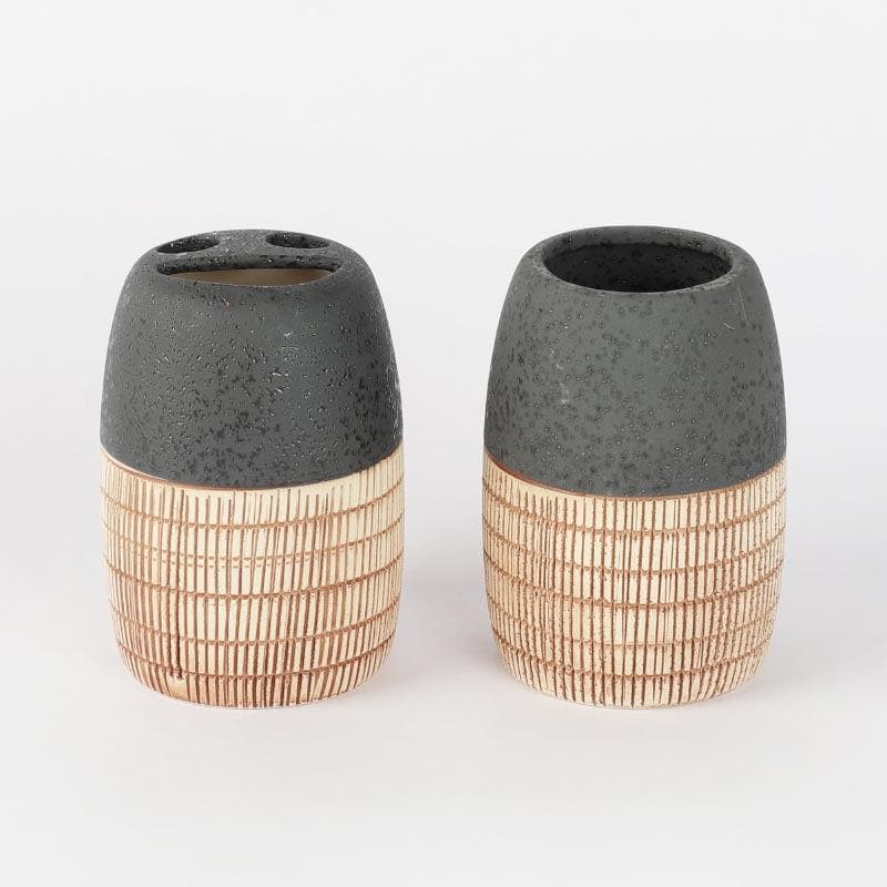 Serpentine Bathroom Set - Black