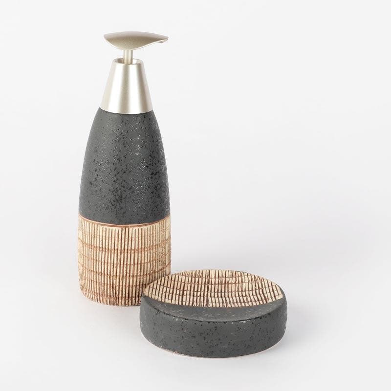 Serpentine Bathroom Set - Black