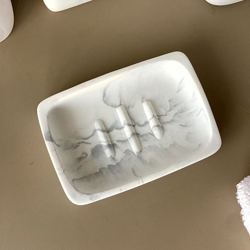 Oros Polyresin Bathroom Set - Four Piece Set
