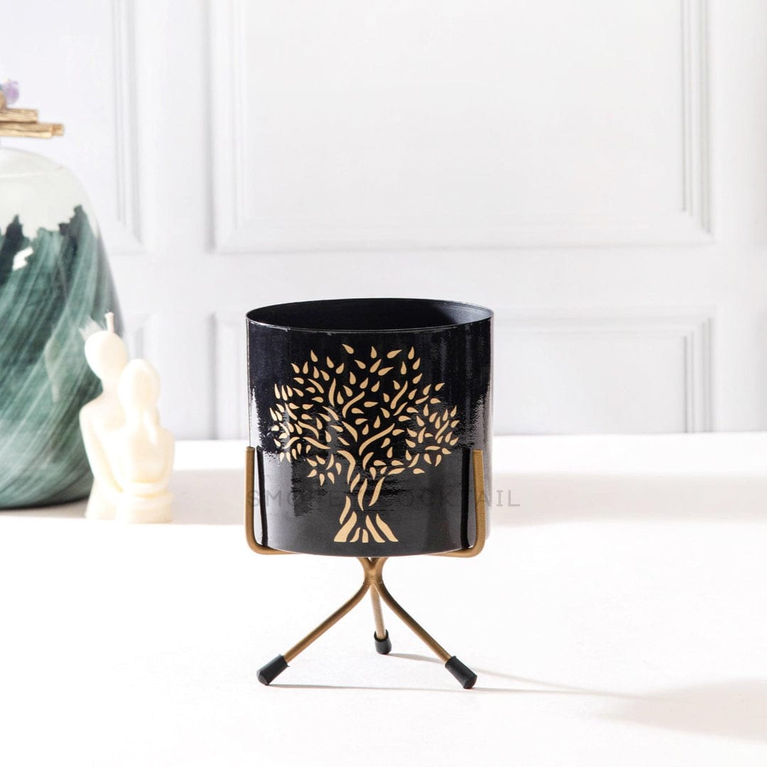 tree design planter - set of 2