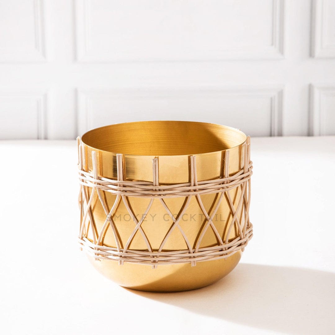 handcrafted planter - set of 2