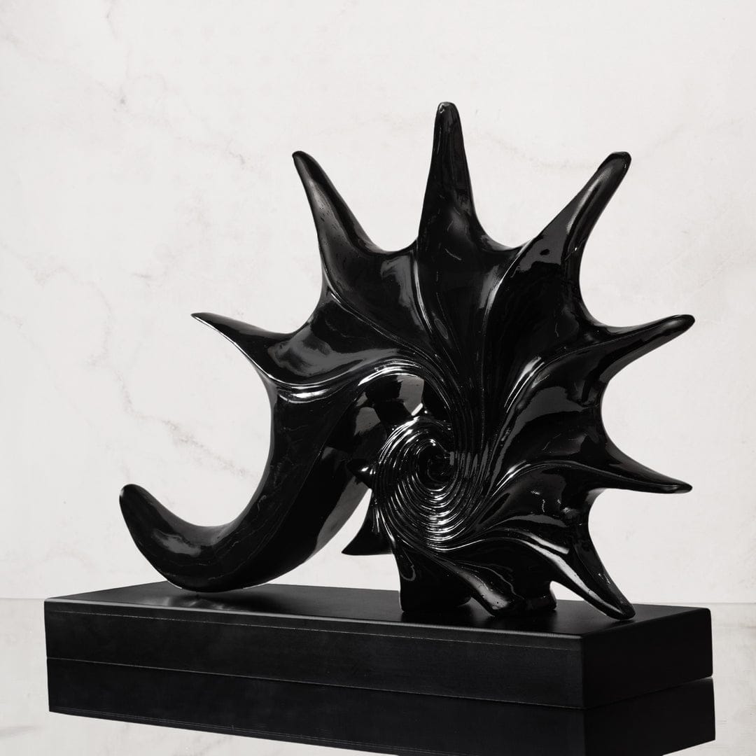 elegant shell console decor accent