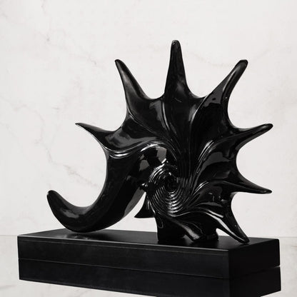 elegant shell console decor accent
