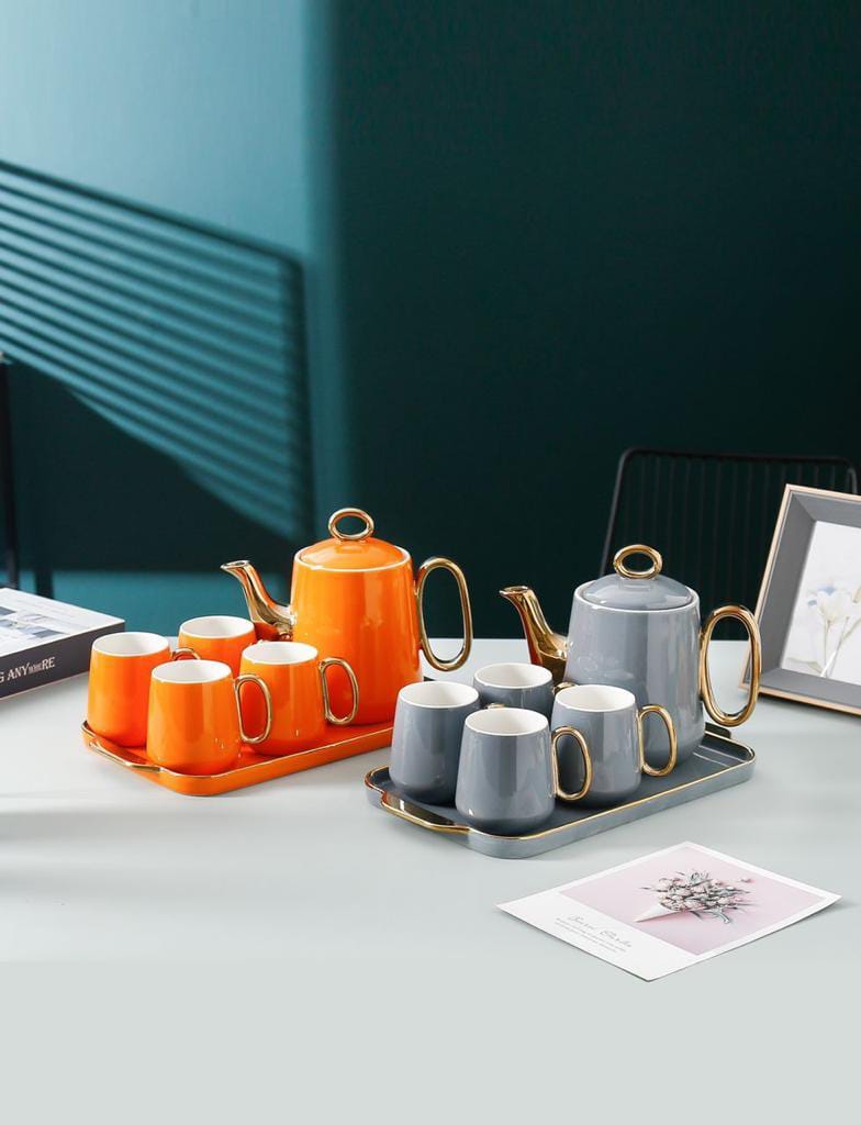 timeless teapot set of 6
