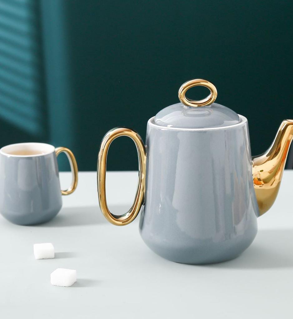 timeless teapot set of 6