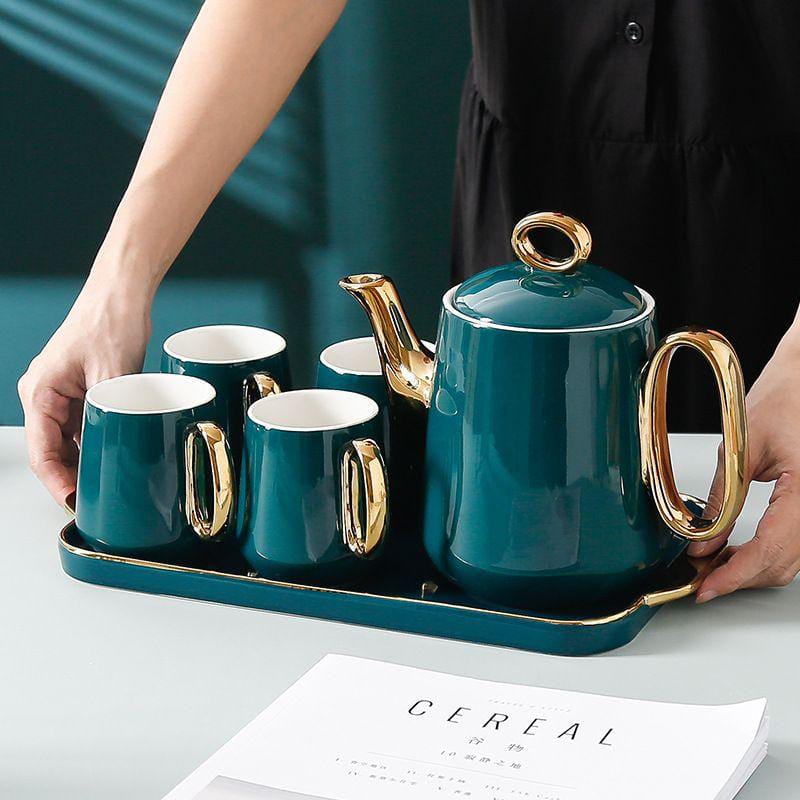 timeless teapot set of 6