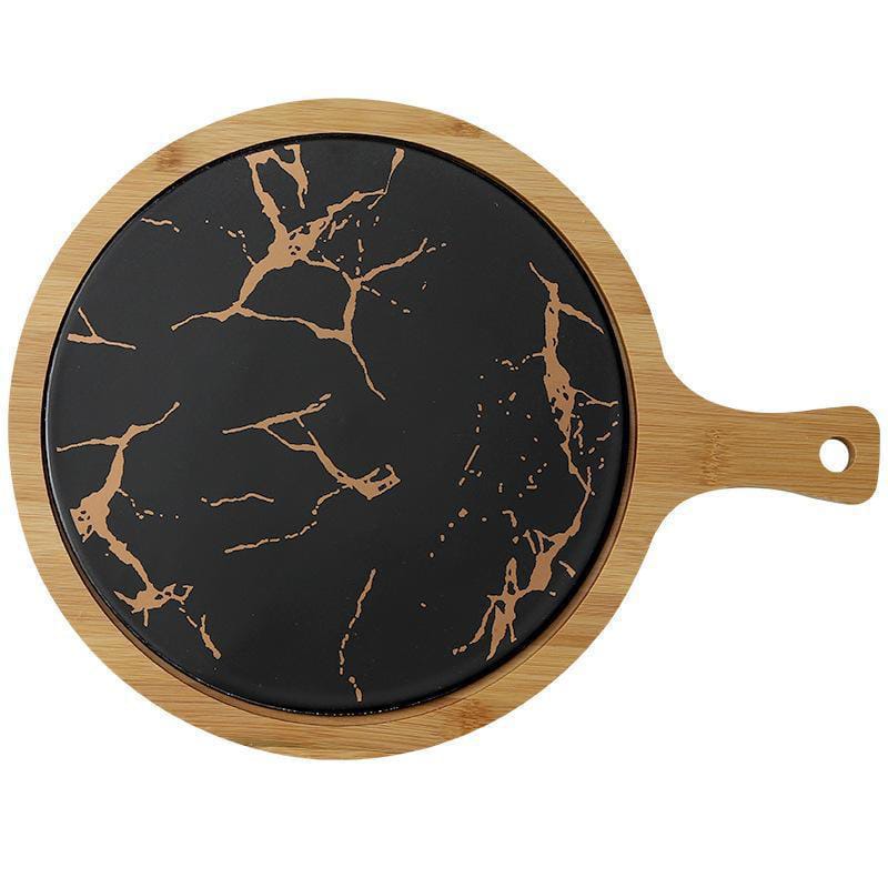 pizza round marble platter