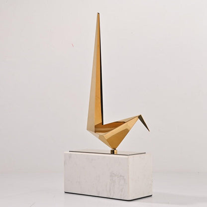 origami bird decor