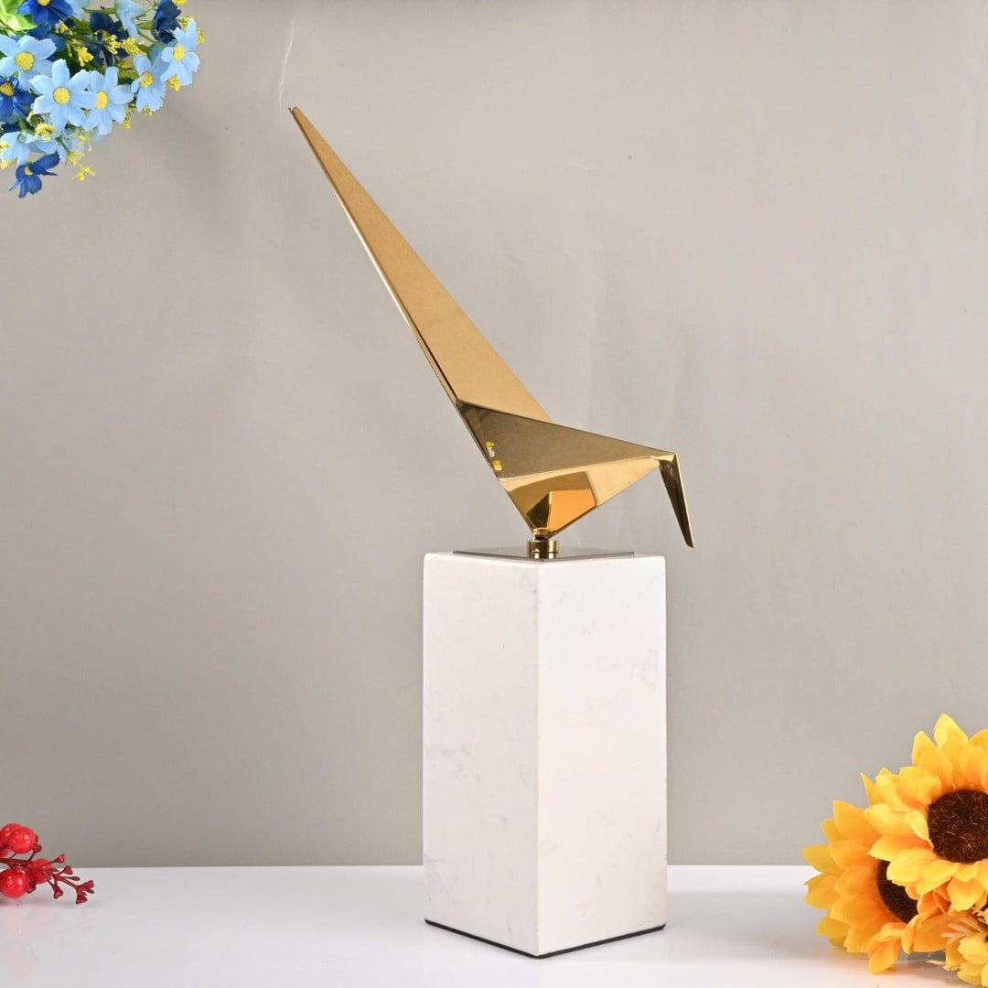 origami bird decor