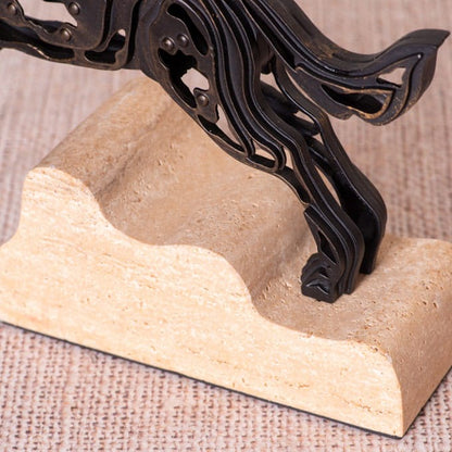 Showjump (Black/Beige) Marble Home Decor