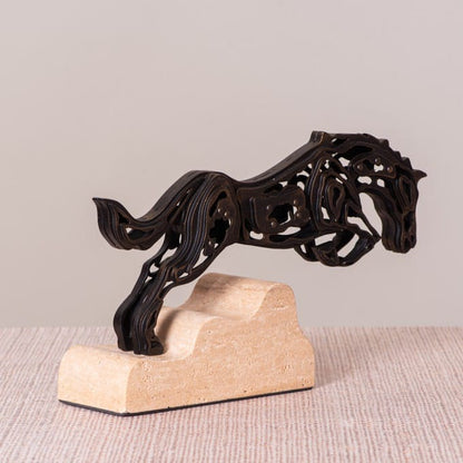 Showjump (Black/Beige) Marble Home Decor