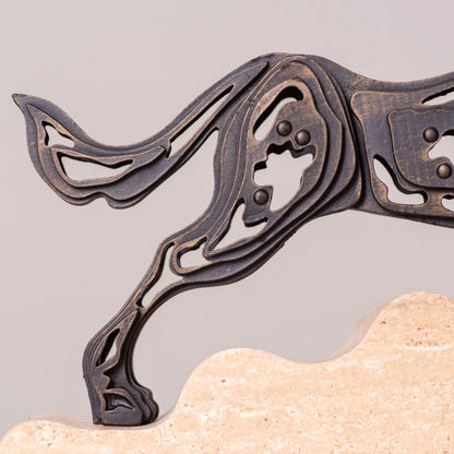 Showjump (Black/Beige) Marble Home Decor