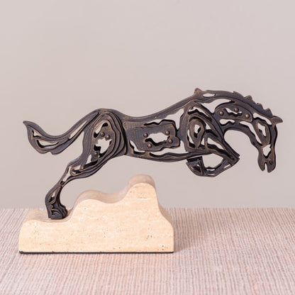 Showjump (Black/Beige) Marble Home Decor