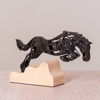 Showjump (Black/Beige) Marble Home Decor
