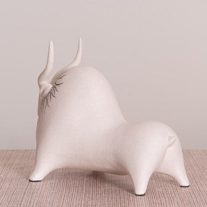 Bison Beauty (Black, White) Ceramic Home Decor