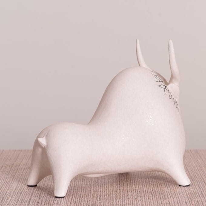 Bison Beauty (Black, White) Ceramic Home Decor